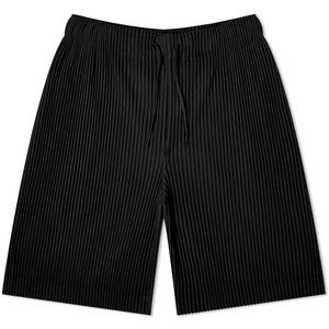 Homme Plissé Issey Miyake Black Pleats Shorts